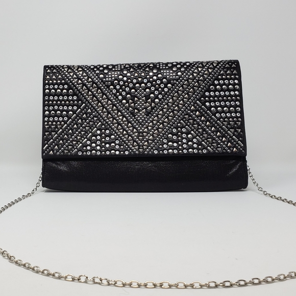 Jessica McClintock - Nora Stud Embellished Clutch - Picture 3 of 6